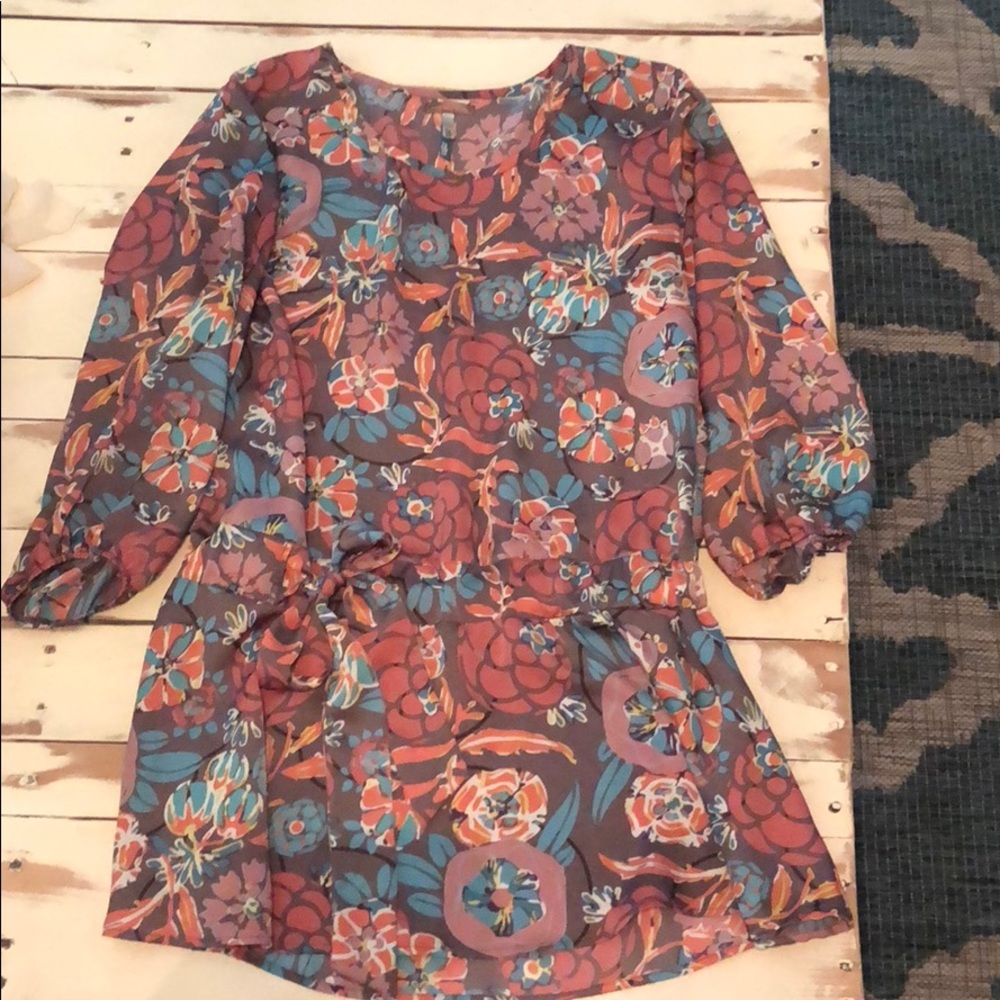 Matilda Jane floral 3/4 sleeve blouse